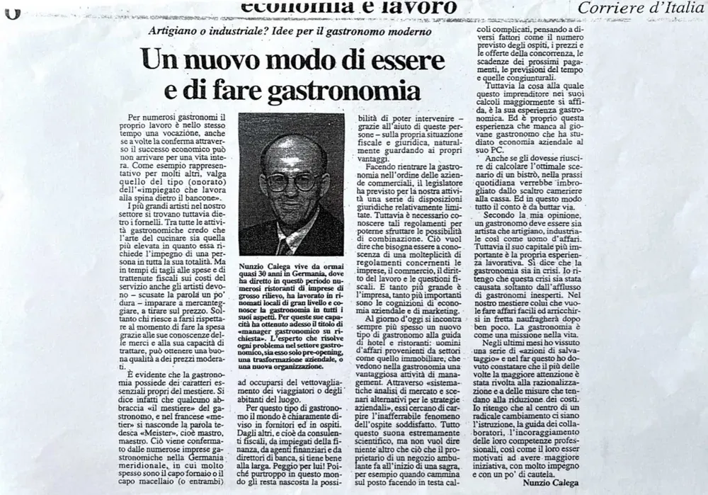 Mini image of Nunzio Calega article